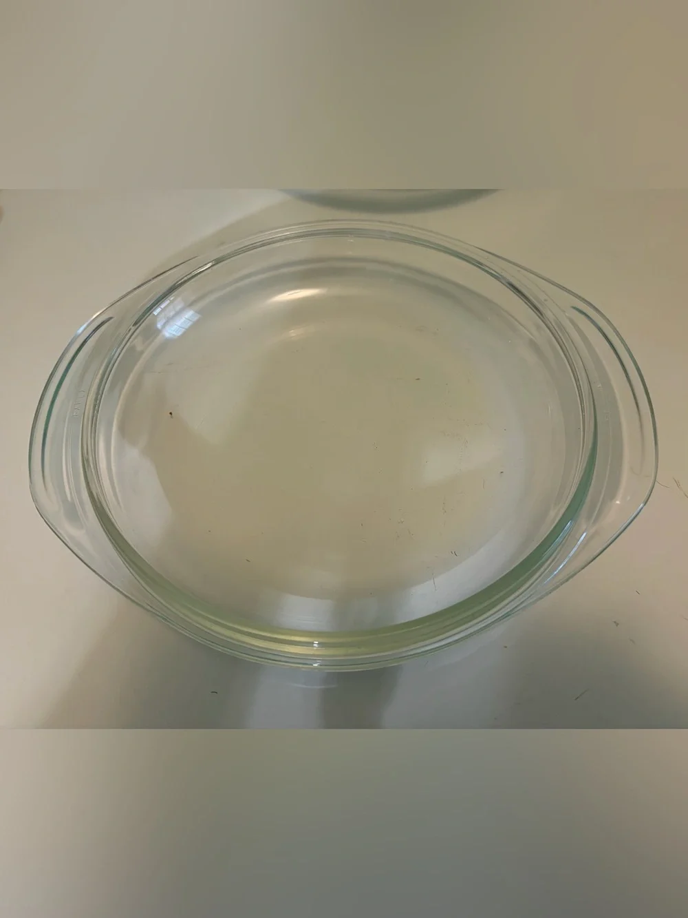Pyrex Brown Woven Basket with 2 QT Clear Glass Baking Dish